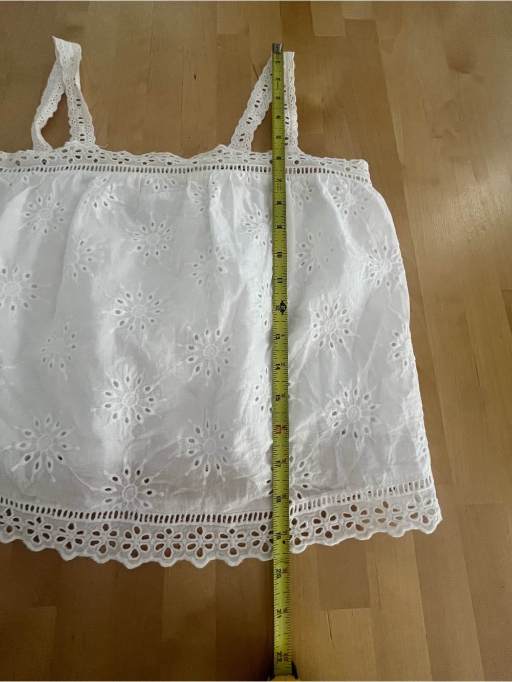 Boho Cotton Lace Crop Top Small Paper Crane - Picture 2 of 8